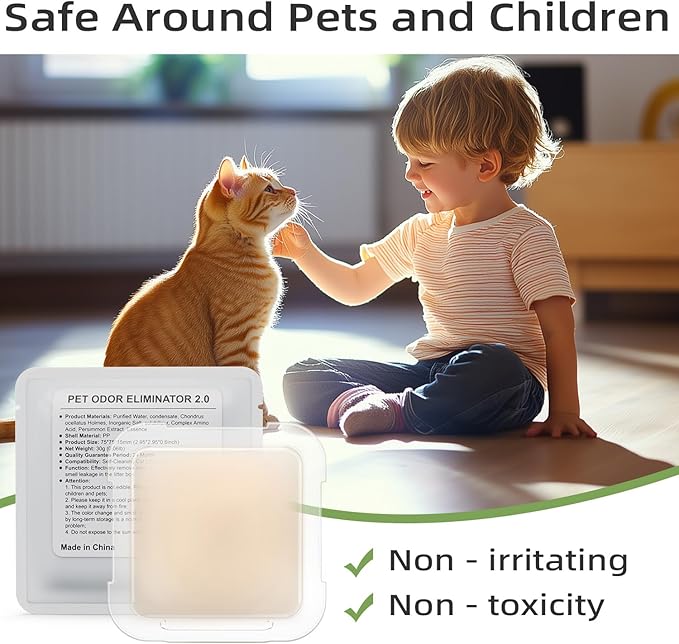 6 Packs Smelling Fresh with N50-2.0 Odor Eliminator Exclusive for Pura Max Automatic Self-Cleaning Cat Litter Box - Cat Toilet Odor Control, Deodorant Aromatherapy Paste (Old/New Packaging Randomly)