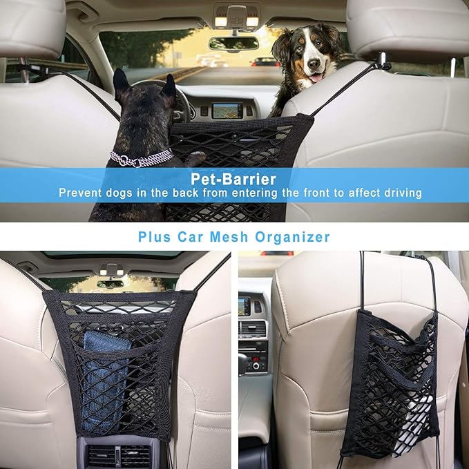Bark Lover Deluxe Dog Seat Cover for Front Seat-More Durable Waterproof Front Seat Protector, High Heat Resistant and Nonslip Front Seat Cover for Dogs Kids, Universal Size (Beige MAT)