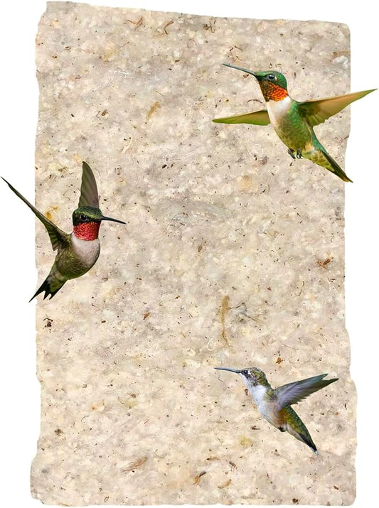 JCS Wildlife Hummingbird Nest Material Refill - Wild Bird Nesting Cotton Material - Great for Nest Building for Hummingbirds, Goldfinches and Other Birds