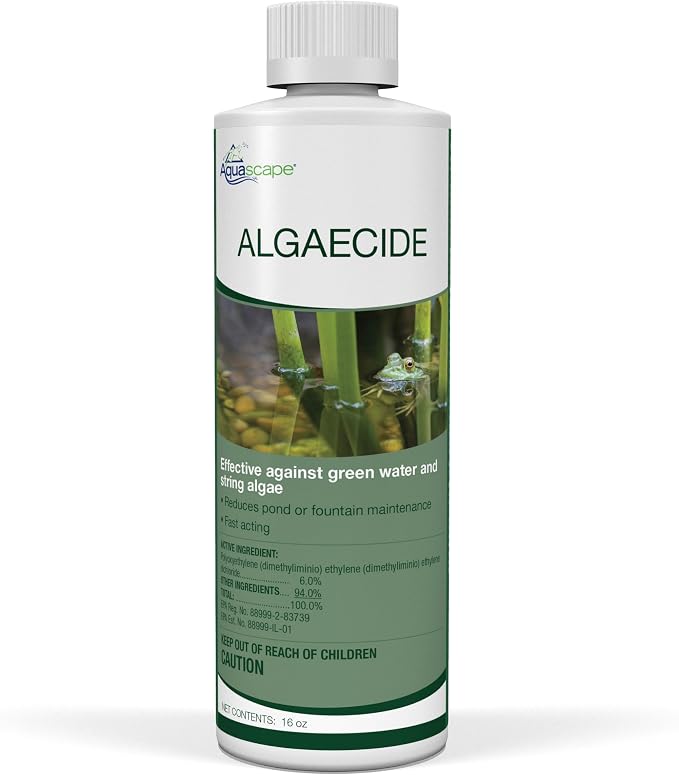 Aqauscape Algaecide for Pond, Waterfall, and Water Features, 16-Ounce, 96023
