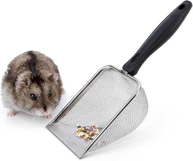 Niteangel Hamster Desert Bath Sand with Sand Bath Scoop| No-Dust Bath or Potty Litter Sand for Hamster Chinchillas Gerbil Mice Degu or Other Small Pets 6lb