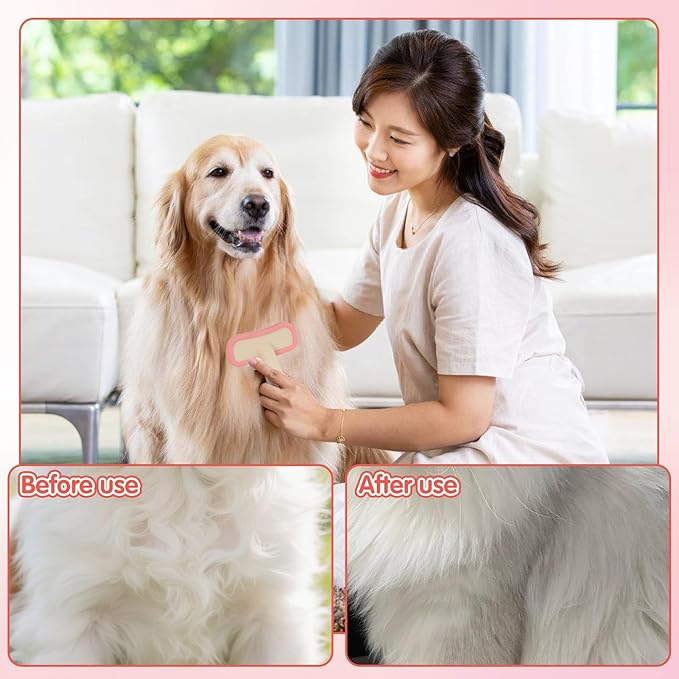 Rabbit Brush, Soft Silicone Small Animal Massage Comb, Practical Bunny Brush for Grooming, Bunny Grooming Kit Supplies Suitable for Cats Puppies & Other Pets