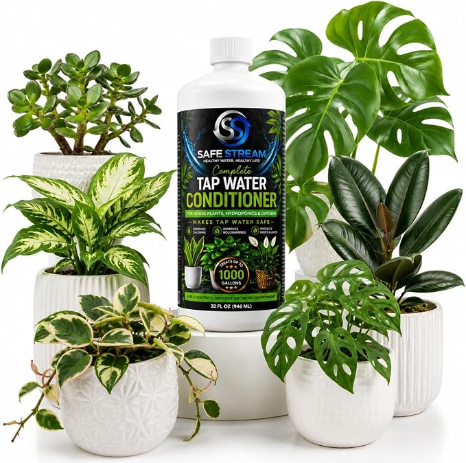 Complete Plant Dechlorinator & Tap Water Conditioner – Removes Chlorine & Chloramine for Hydroponics, House Plants and Organic Gardening - Treats up to 1000 Gallons