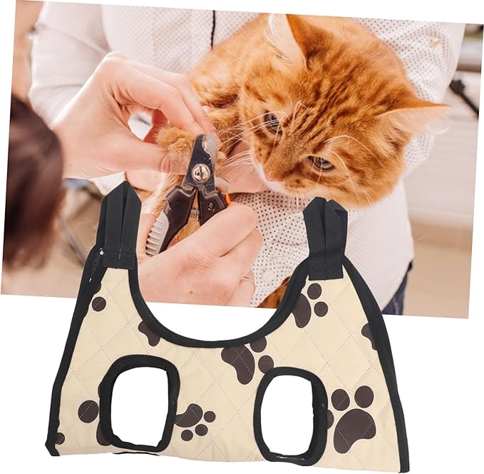 BESPORTBLE Cat Grooming Hammock Breathable Trimming Sling for Easy Nail Care Chic Design for Home Decor for Cats Dogs Reusable Pet Hanging Hammock for Grooming
