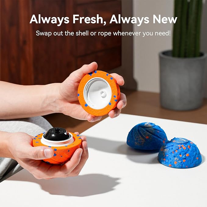 Cheerble Smart Interactive Dog Toy, Wicked Ball AIR, Automatic Moving, Bouncing, Rotating, IPX7 Waterproof Rating, Active Rolling Ball for Puppy, Medium and Large Dogs