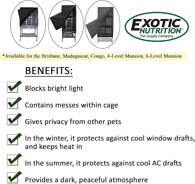 Pet Travel Cage Cover - Durable & Custom-Fitted