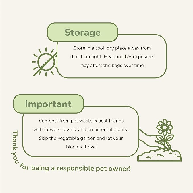 Certified Home Compostable Dog Poop Bags 90 Count | BPI & California Prop 65 Compliant | Extra Thick 20 Micron | Leak-Resistant Unscented