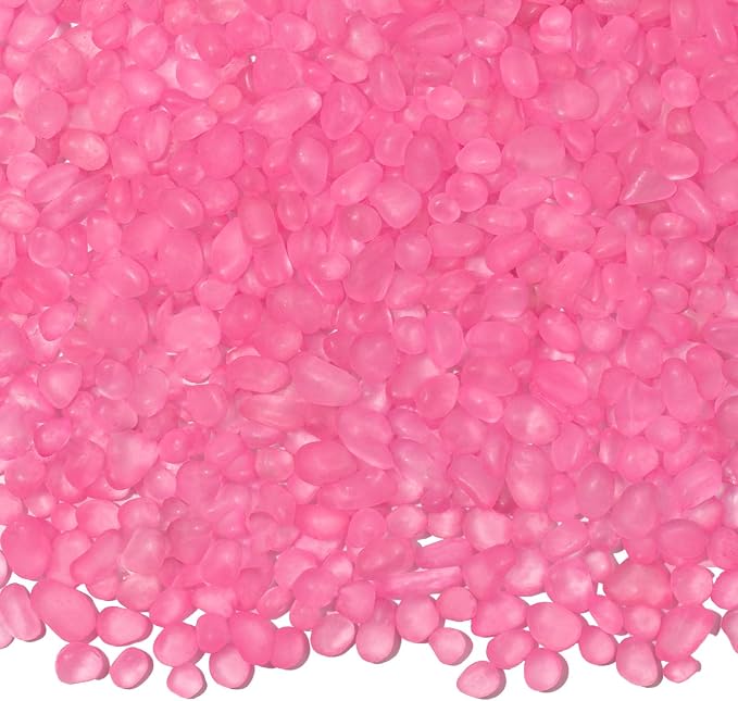 QEQEKAKA Sea Glass Stones for Crafts 0.5LB Rose Red Pebbles Gemstones Bulk | Small Glass Stones for Beaching Wedding DIY Decor Aquarium Turtle Tank Vase Filler (187g/6.6oz)