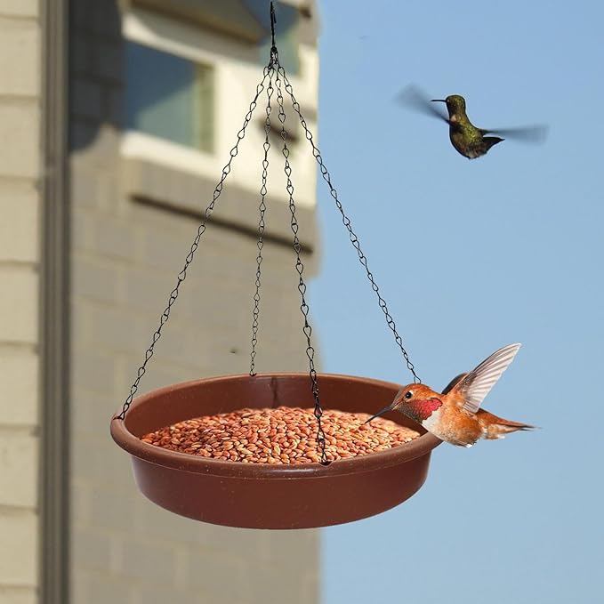 Bird Bath for Garden Hanging,Hanging Bird Bath Water Feeder,Bird Bath Outdoor for Parrot,Bird Baths for Outdoors,Birds Bath Accessories
