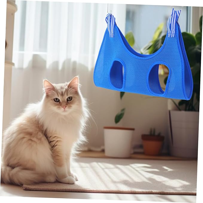 BESTonZON Comfortable Pet Grooming Hammock for Cats Dogs Space Saving Nail Trimming Dog Grooming