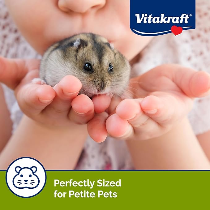 Vitakraft Mini Drops Cherry Banana Treats for Hamsters Rats Mice and Small Pets - Wholesome Small Animal Snacks with Real Fruit Flavor and Nutrient-Rich Goodness - 2.5 Ounce Pack