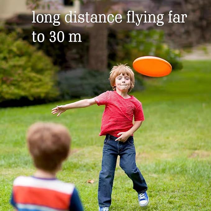 Kids Flying Disc Toy Outdoor Playing Lawn Game Disk Flyer for Kindergarten Teaching Soft Silicone Colorful 6 Pack Bulk Set