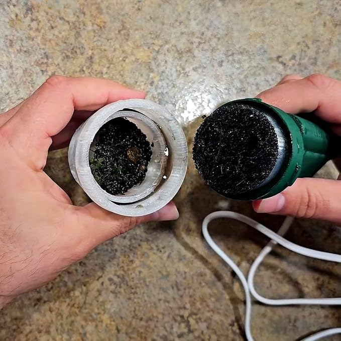 Aquarium Spot Vacuum for Gravel, Sand & Aquasoil, Electric Aquarium Cleaner, Removes Debris Without Removing Water (No Water Change Needed), Fully Submersible, Compact Design for Tight Spaces