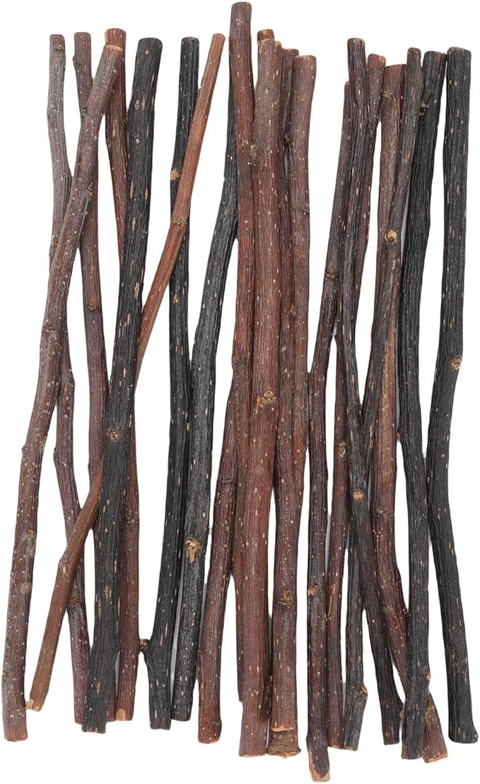 Apples Sticks,20pcs Hamster Chew Toys,Hamster Toys,Small Animals Molar Wood Treats Pet Snacks,Chew Sticks for Rabbits Chinchillas Guinea Pig Gerbil Parrot Bunny 20cm