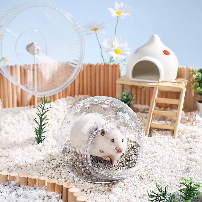 Hamster Sand Bath - Odor-Control Bathing Sand Low Dust Sodium-Based Mineral Litter with Non-Stick, Long-Lasting Odor Absorption, Dual-Use Potty Litter for Hamster, gerbils, chinchillas, and mice
