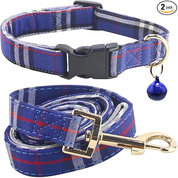 SuperBuddy Dog Collar and Leash,Breathable Adjustable Dog Collar-Safe Buckle-Collars for Small Medium Large Pet