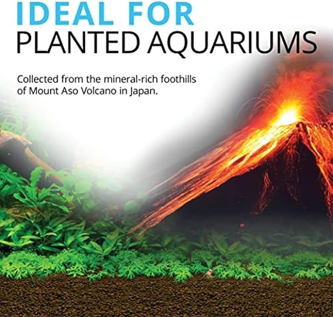 Fluval 12697 Natural Mineral-Rich Volcanic Soil Bio Stratum for Planted Tanks, 8.8 lbs. - Aquarium Substrate for Healthy Plant Development, Growth, and Color