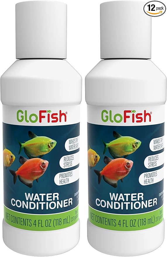 GloFish Water Conditioner 4 Ounces, Makes Tap Water Safe for Aquariums (Pack of 2)