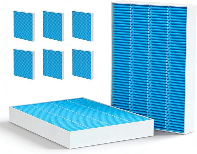 8-Pack 6000S Humidifier Wick Filter Replacement for LEVOIT | Superior 6000S Smart Evaporative Humidifier, Effectively Capture Large Particles Minerals,Extends Filter Life up to 6 Months