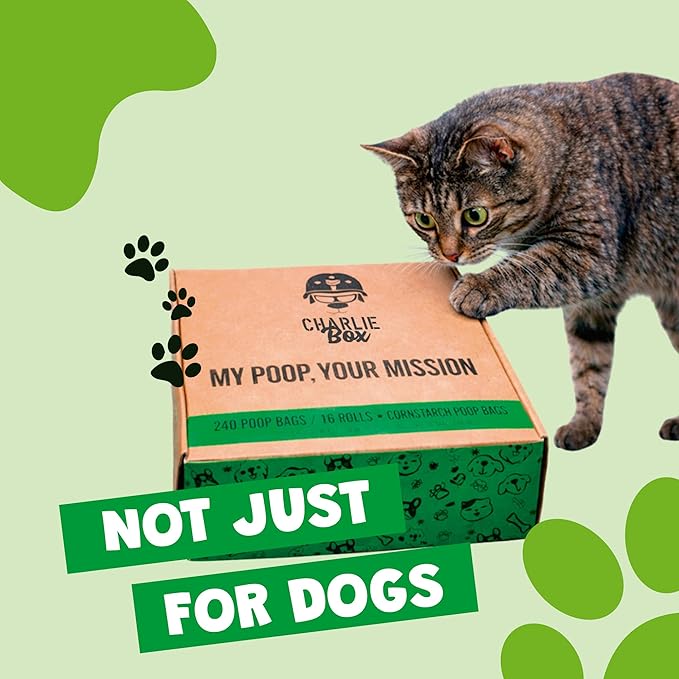 Certified Compostable Dog Poop Bags – ASTM D6400 Plant-Based Cornstarch Biodegradable Pet Waste Bags, Extra Thick Leak-Proof, Fits Standard Dispensers (120)