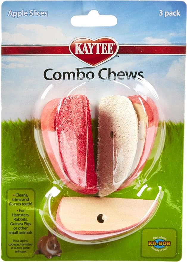 Kaytee Combo Chews Apple Slices, 3-Pack