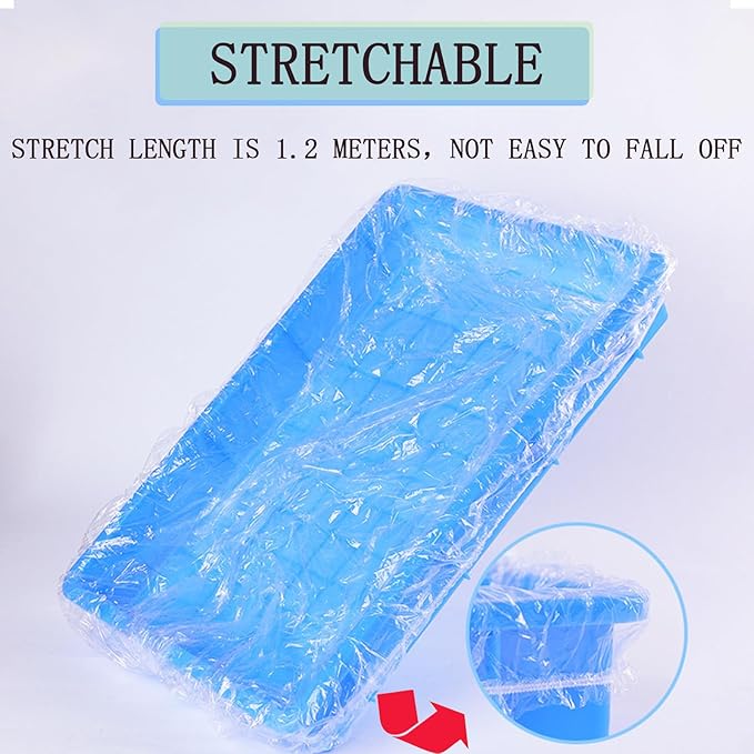 50pcs Disposable Bird Cage Liners, Large Size 28x20in Clear Plastic Parakeet Cage Liner Bag, Bird Cage Accessories Film Cover for Finches Canaries Cockatiels Birdcage and Bunny Guinea Pig(50)