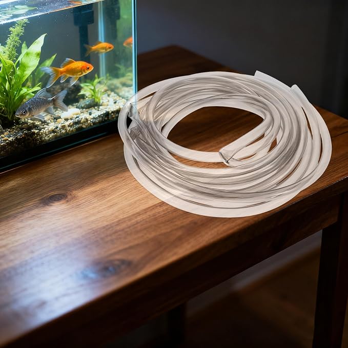 GALPADA Aquarium Siphon Vacuum Water Changer with PVC Nozzle 5m Hose | Gravel Washer for Freshwater Maintenance, Includes Hose Clamp and Replacement Kit, Flexible Tubing for Routine Cleaning