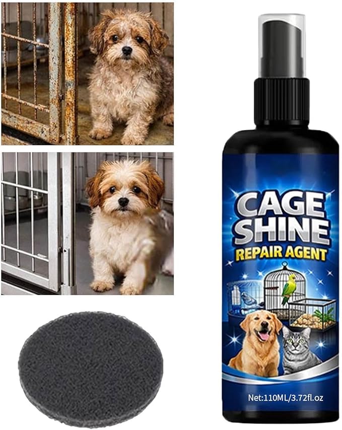 Acting Cage Cleaner, Bird Cage Spray Solution, Droppings Breakdown Formula with Odor Control, Hygienic Pet Cages Liquid, Bird Habitat Cleaning Spray for Home