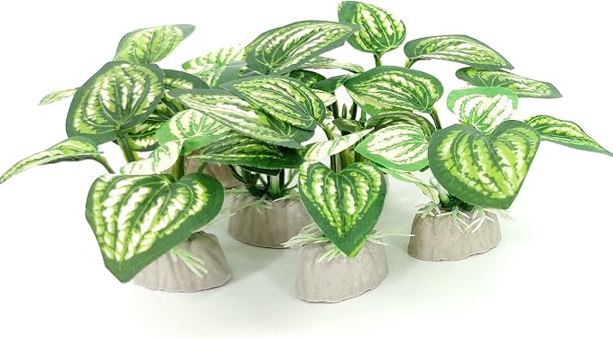 6PCS Aquarium Plants Fish Tank Decorations Betta Silk Plastic Plants for Aquarium Decor