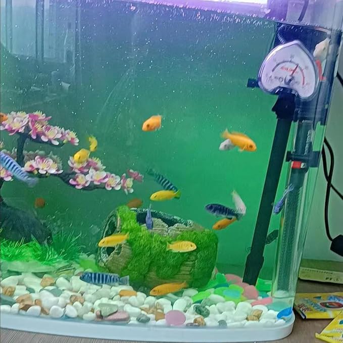 Betta Fish Tank Accessories Decorations, Small Fish Cave Aquarium Hideout, Fish Tank Ornament 5"