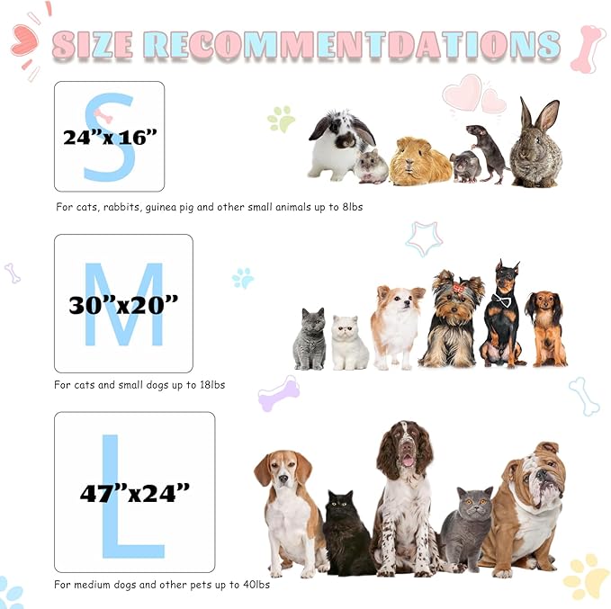 8 Pack Guinea Pig Cage Liner, Washable Guinea Pig Fleece Blankets Bedding Accessories, Flannel Throw Warm Sleep Mat, Pet Pee Pads for Small Animal Hamster Rabbit Puppy Cat (Light Color, 26x14 Inch)