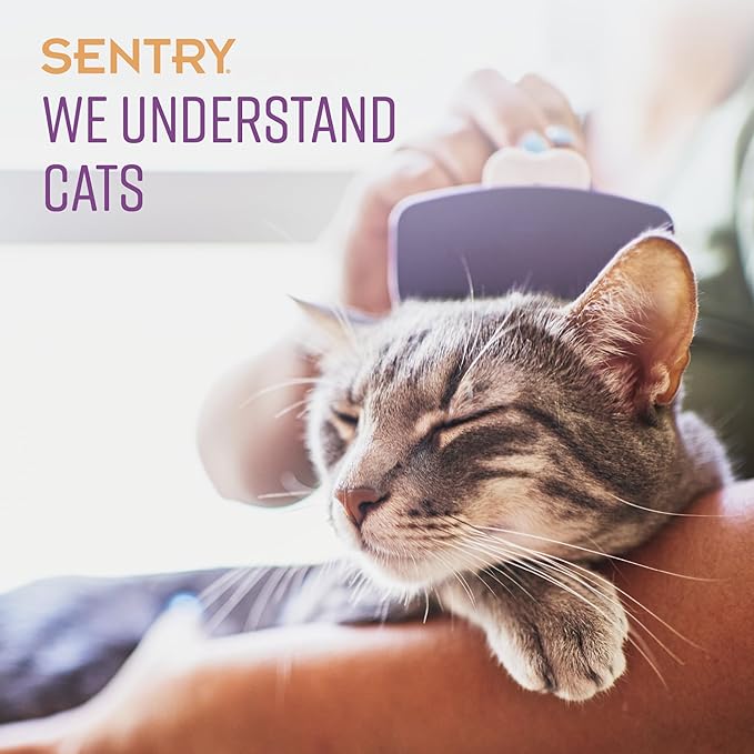 Sentry Calming Collar for Cats, Long-Lasting Pheromone Collar Helps Calm Cats for 30 Days, Reduces Stress, Anxiety, Loud Noises and Separation, 3 Count