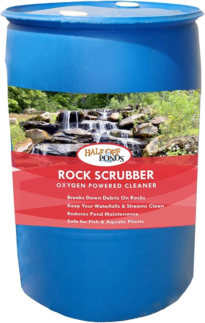 HALF OFF PONDS Water Treatments Rock Scrubber - Oxygen Powered Cleaning Formulation 400 lb. - H2OP-RS400LB