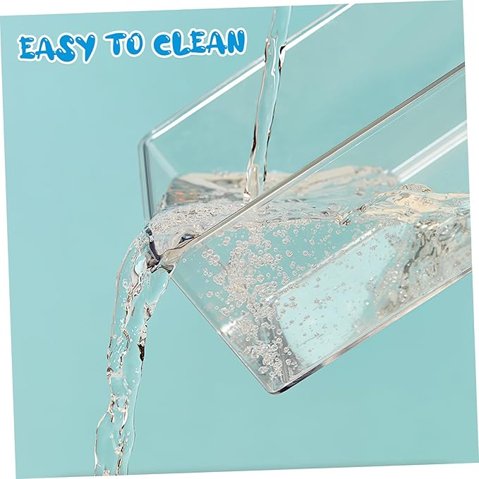 BESPORTBLE Hamster Sand Bath Box Transparent Acrylic Chinchilla Dust Bath Pet Supplies Easy to