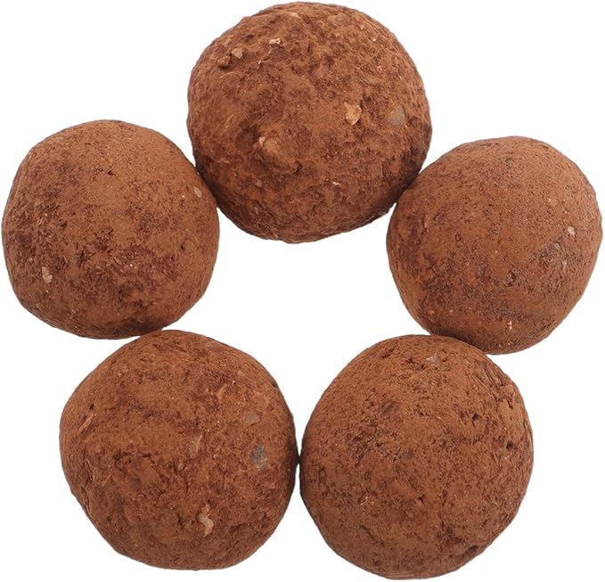 Levemolo 5pcs Natural Mineral Bird Beak Grinding Stone Calcium Chewing for Parakeets Cockatiels Pigeons Enhances Digestion