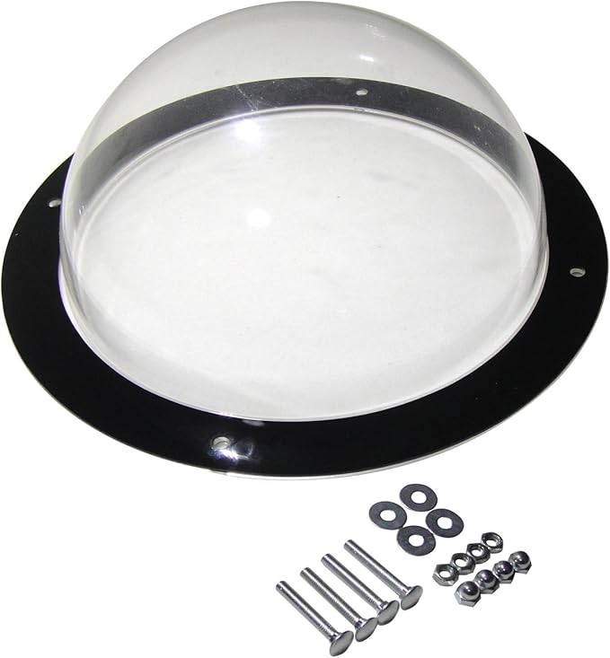 Dog Fence Window - Acrylic Clear View Dome Pet Peek Window - 12.4in for Dog/cat/Horse,Even Children