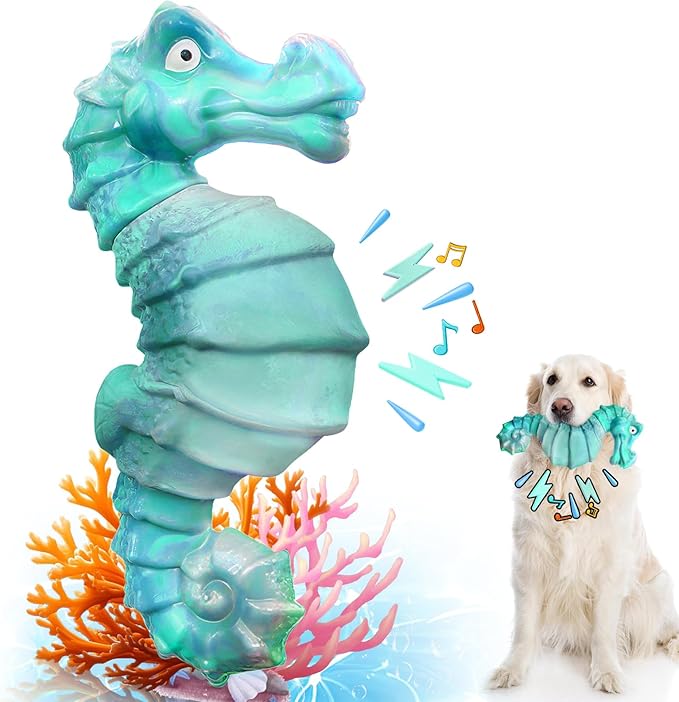 Jeefome Dog Chew Toys for Aggressive Chewers: Tough DogToys for Large Dogs -Indestructible Toys for All Breeds-Squeaky Dog Toys for Aggressive Chewers/Super Chewers/Heavy Duty