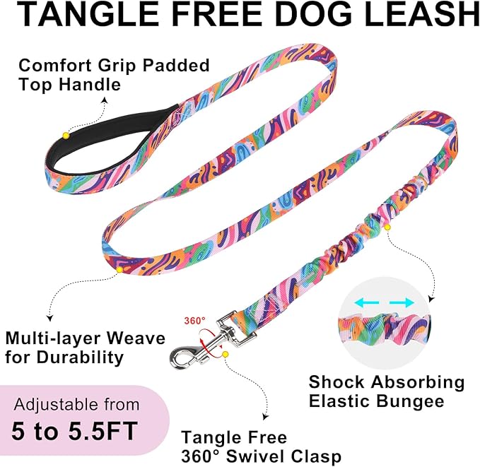 BEAUTYZOO Dog Harness for Small Dogs,No Pull Dog Harness and Leash Set,Soft Breathable Escape Proof Puppy Vest Harnessss with Handle,Lightweight Quick Fit Harness for Girl Boy Dogs Training Walking,S
