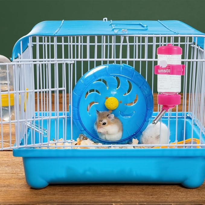 BESPORTBLE 6 Pcs Assorted Color Hamster Water Bottles, Automatic No-Drip Pet Water Dispenser for Small Animals, Wear-Resistant Hanging Waterer for Guinea Pigs, Chinchillas, Rabbits, and More