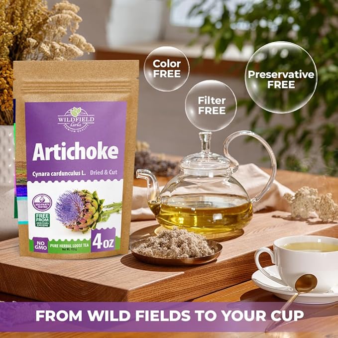 4 oz. Alcachofa Artichoke Leaf Dried Artichokes Blend Herb Tea (Cynara Cardunculus) - 113g Herbal Hojas De Alcachofa Seca