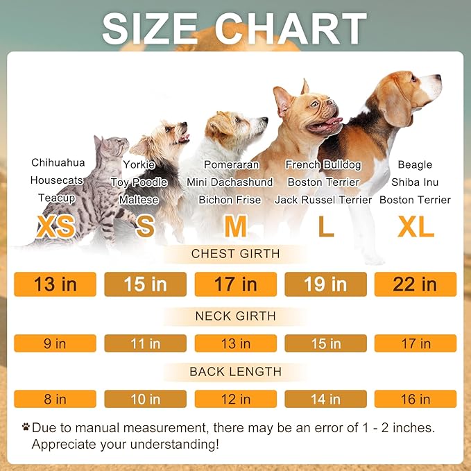 BEAUTYZOO Small Dog Sweater Fleece Vest Winter Jacket, D-Ring Leash Attachment for XS S Puppy Medium Sized Breeds Dogs, Cold Weather Dog Clothes Windproof Keep Warm, Grey Bone Paw S