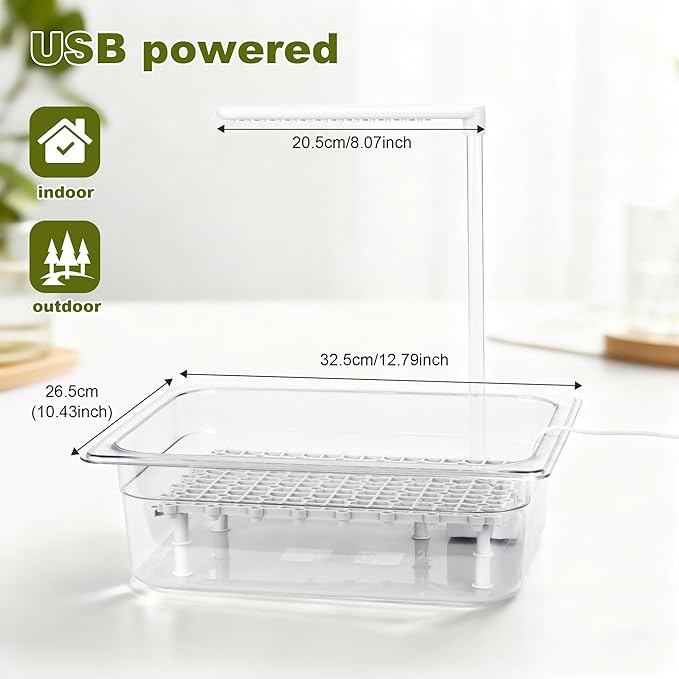 Bird Bath Tub with USB Pump, Automatic Bird Shower with Transparent Acrylic Basin, Transparent Acrylic Basin & Mesh Perch for Parakeets, Cockatiels, Conures, Budgies