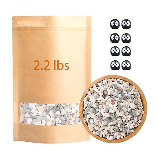 2.2lbs Horticultural Lava Rock - Volcanic Pebbles for Succulent, Bonsai & Aquarium - Gritty Soil Amendment & Decorative Gravel for Fairy Gardens
