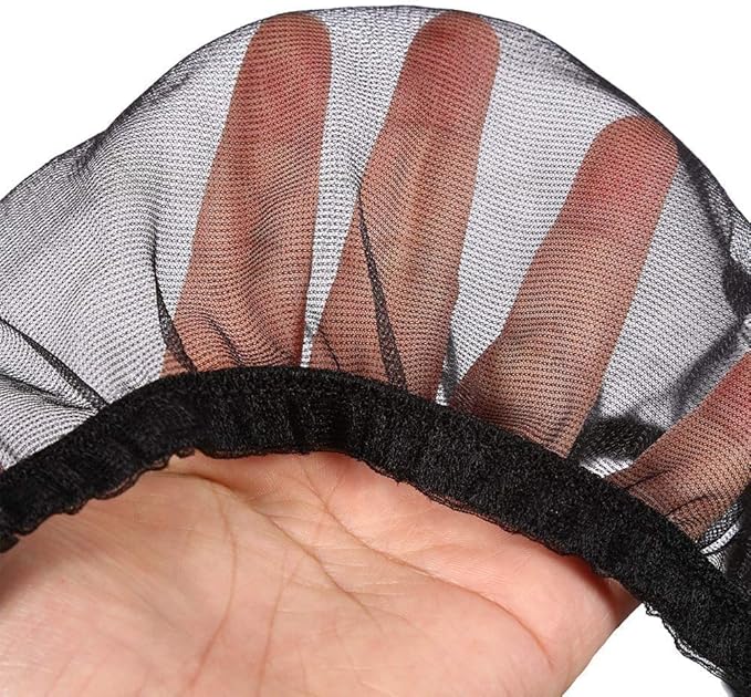 Hakeeta Bird Cage Skirt, Mesh Bird Seed Catcher, Airy Net Cover, Soft Nylon Ventilated Skirt Traps Seed Guard for Parrots with Adjustable Drawstring (Large Size-XL, Black)