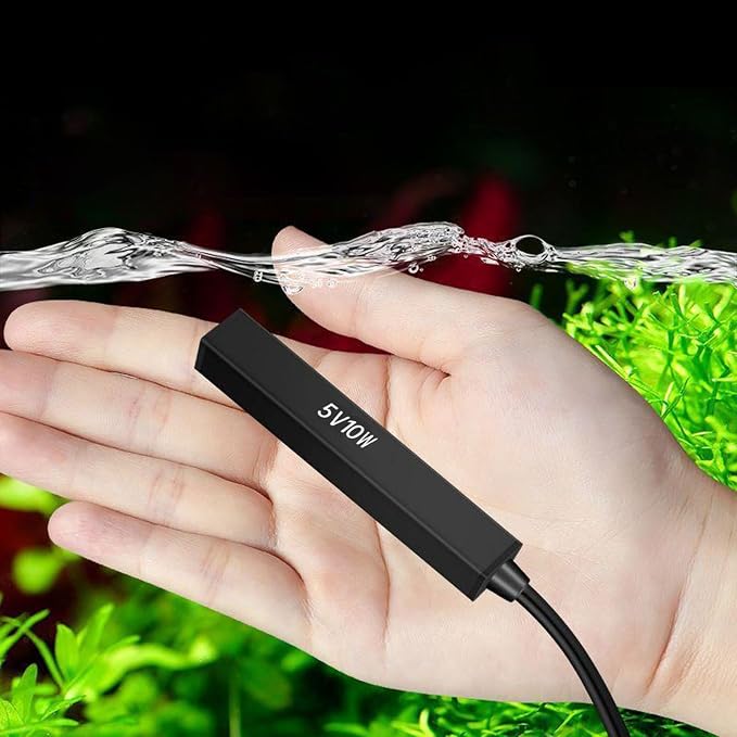 5w / 10w Small Aquarium Heater Fish Tanks Thermostat Temperature Adjustable Rod for Fish Tanks Small Controller