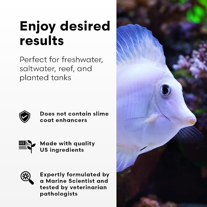 Continuum Aquatics Fraction - Concentrated Water Conditioner Instantly Removes Chlorine, Ammonia, and Chloramine in Marine Saltwater and Freshwater Aquariums 125-ml
