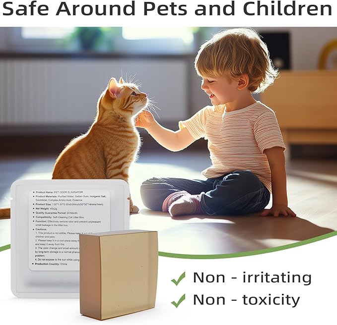 6 Pack Smelling Fresh with N50 Odor Eliminator Exclusive for Pura Max Automatic Self-Cleaning Cat Litter Box - Cat Toilet Odor Control, Deodorant Aromatherapy Paste (Old/New Packaging Randomly)