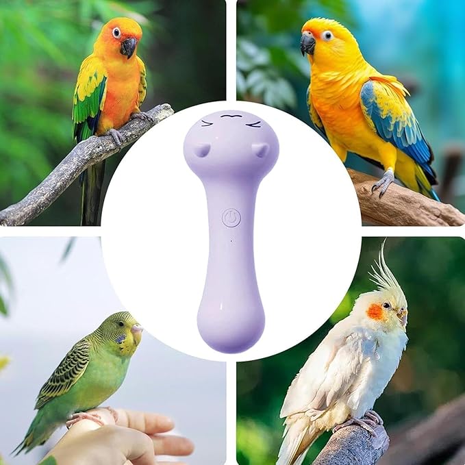 Cat Nail Grinder - 150mAh, Electric Bird Claw Cutter, 6 Replacement Heads | Reusable Puppy Nail Polishing Machine with Durable Design for Conure Cockatiel Parrot Parakeet Budgies Lovebird Macaw Do