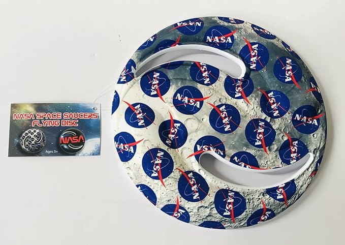 NASA Space Saucer Foam Flying Disc Meatball Logo 1 Piece