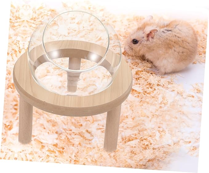 Glass Hamster Bath Tub for Small Supply Chinchilla Dust Bath Container Smooth Edges for Daily Use